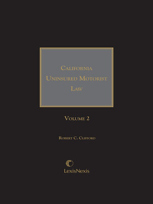 cover image of California Uninsured Motorist Law